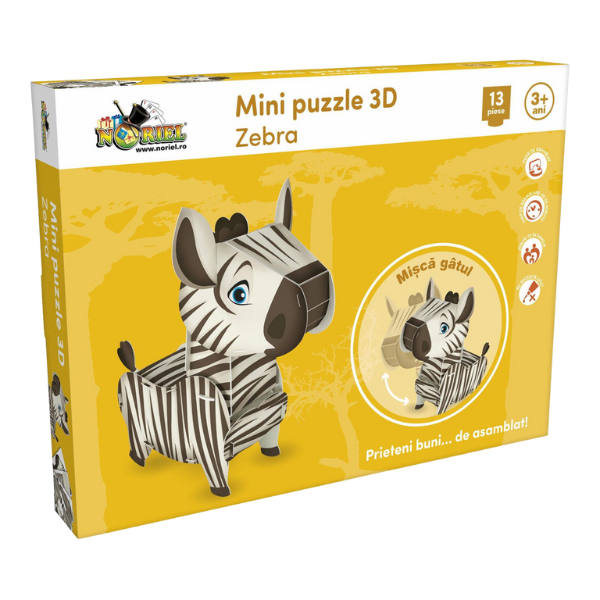 3D Пазл «Зебра”, 13 элем.