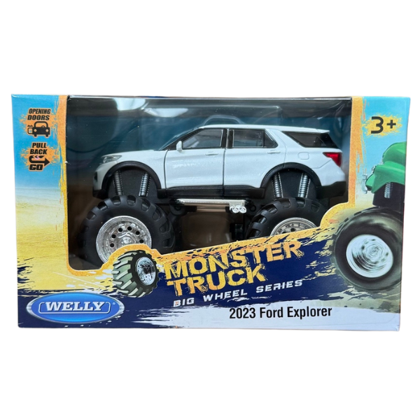 Металлический Monster Truck 1:38 2023 Ford Explorer, Big Wheel