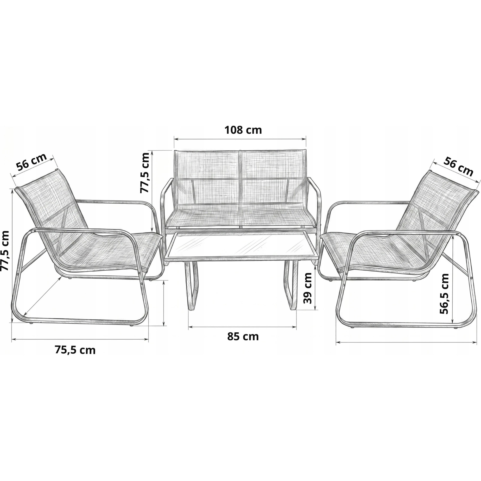 Набор садовой мебели FunFit Garden Set (4878)
