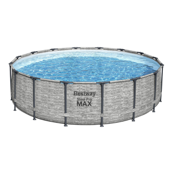 Bestway Бассейн STEEL PRO MAX Round 488х122 см, 19480 Л, металлический каркас