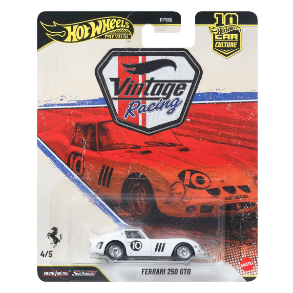 Коллекционная машинка Hot Wheels Premium Car Culture Ferrari 250 GTO