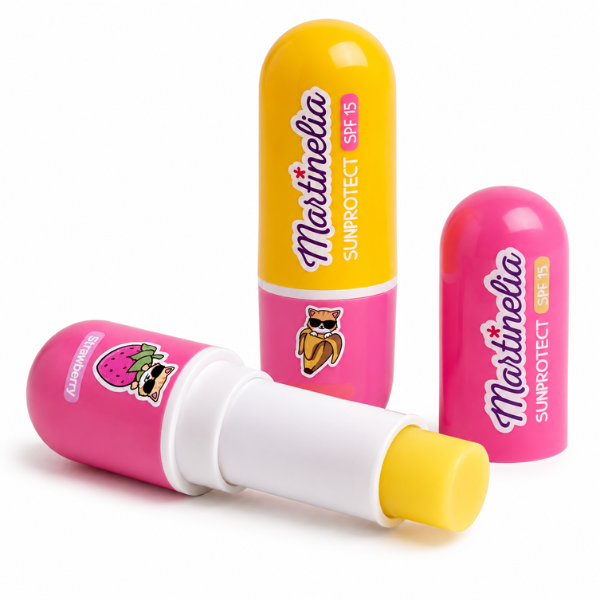 Martinelia солнцезащитный бальзам для губ «Yummy», SPF 15