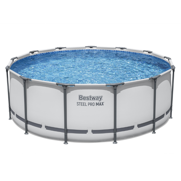 Bestway Бассейн STEEL PRO MAX Round 396х122 см, 12690 Л, металлический каркас
