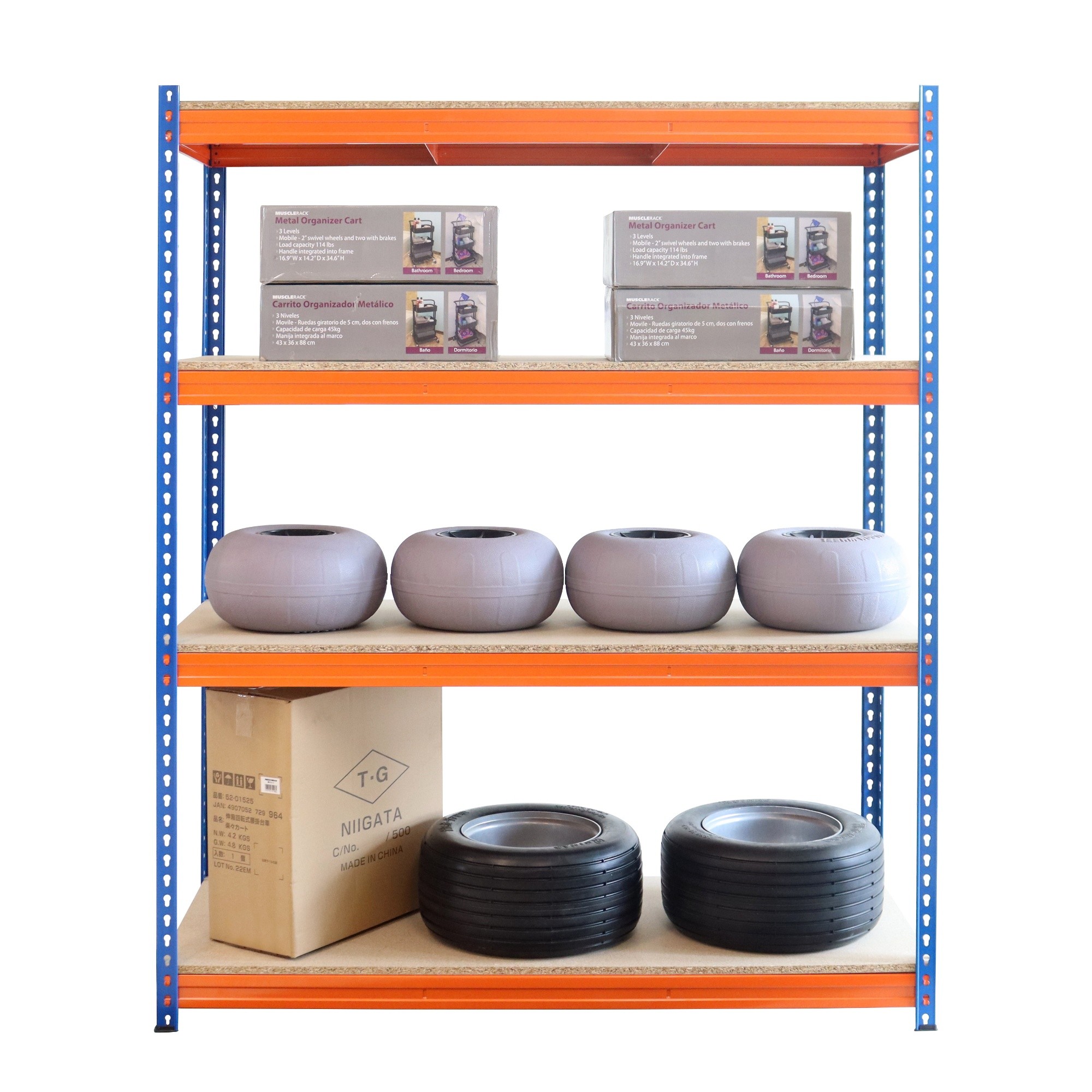 Стеллаж складской Xenos StrongLine 180x160x50cm