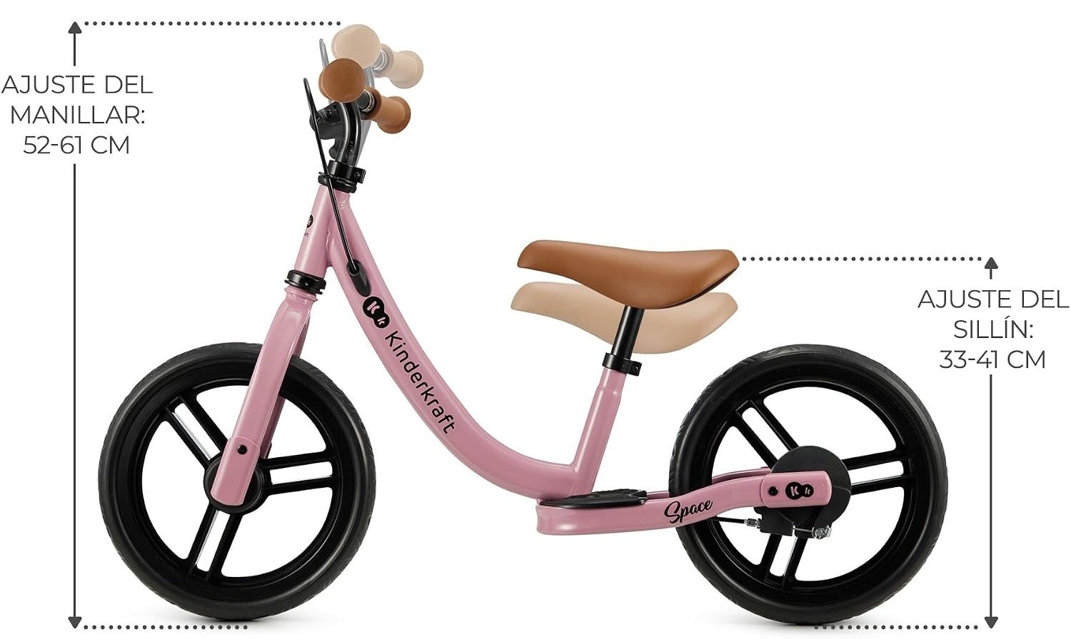 Беговел Kinderkraft Space Pink (KRSPAC23PNK0000)
