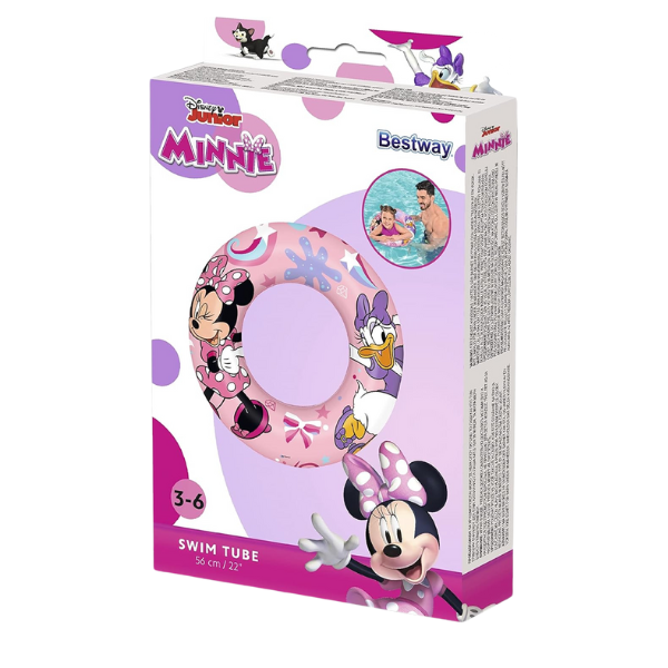 Bestway Детский надувной круг MINNIE MOUSE d56cm, 3-6 лет