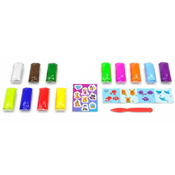 Набор теста для лепки Play dough, 12 цветов х 15 г.