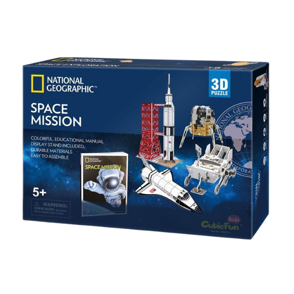 3D пазл “Космическая миссия”, 80 элементов