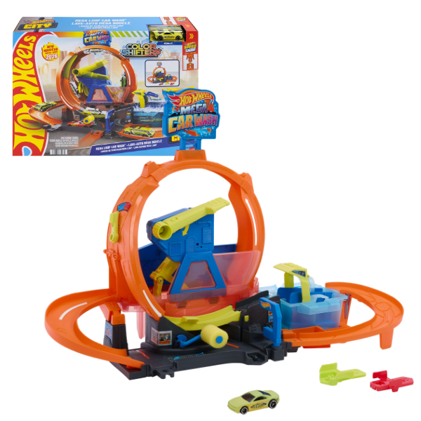 Игровой набор Hot Wheels City «Мегаавтомойка с петлей»