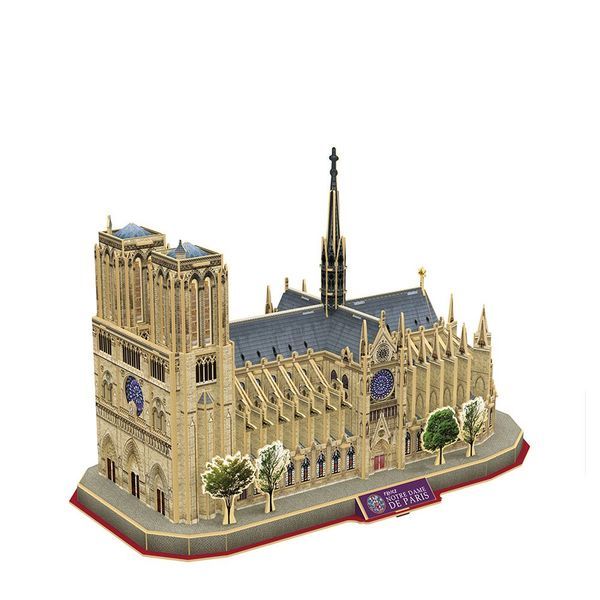 3D пазл “Собор Парижской Богоматери”, 128 элементов