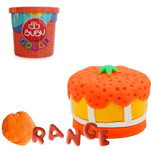 Тесто для лепки PLAY DOUGH в баночке, 1 х 125 г, оранжевый