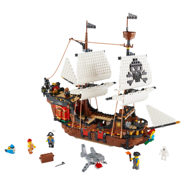 LEGO «Пиратский корабль», 1260 элем.