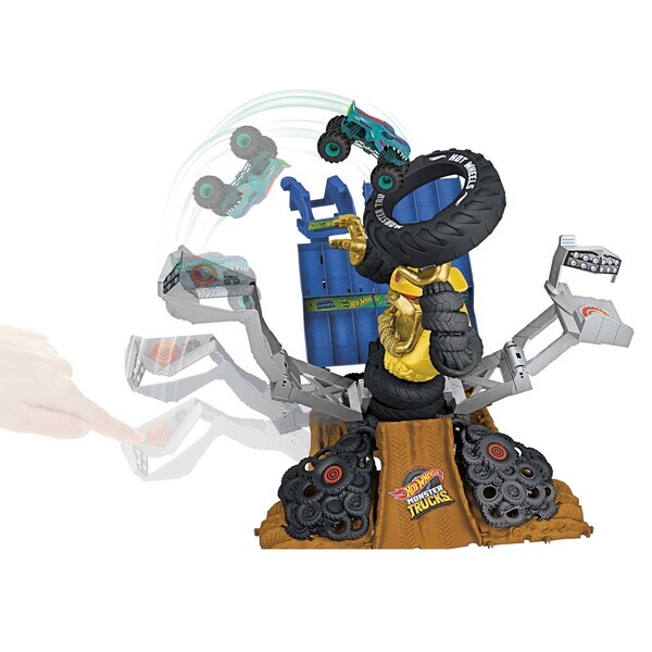 Hot Wheels Игровой набор «Mega-Wrex против Crushzilla»