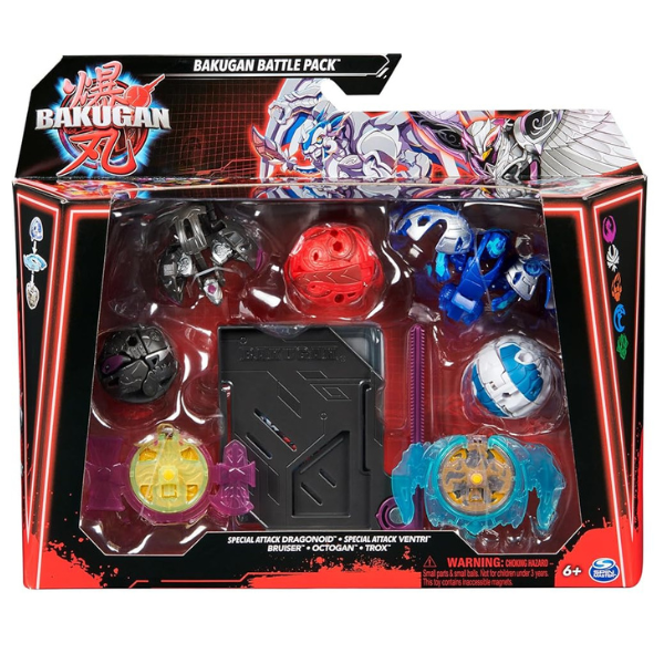 Боевой набор Bakugan Revolution BTB, 5 фигурок