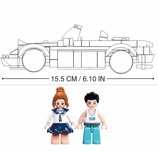Конструктор “Спортивный автомобиль MX5”, 264 элем.