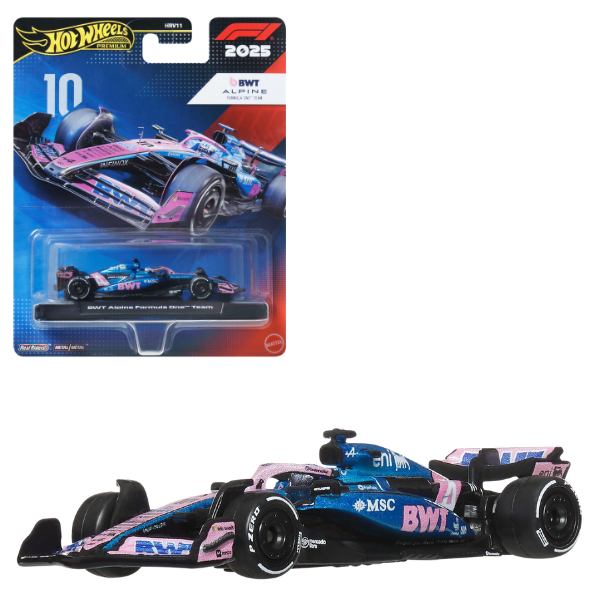 Hot Wheels 1:64 Коллекционная машинка «Formula 1: BWT Alpine #10»