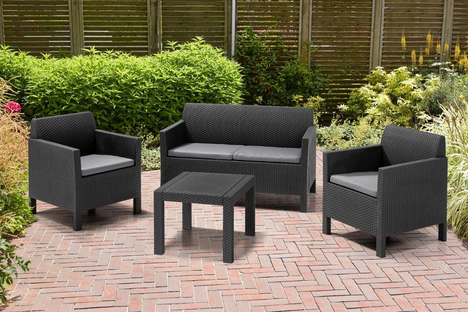 Набор садовой мебели Keter Orlando Set Graphite/Gray (226515)