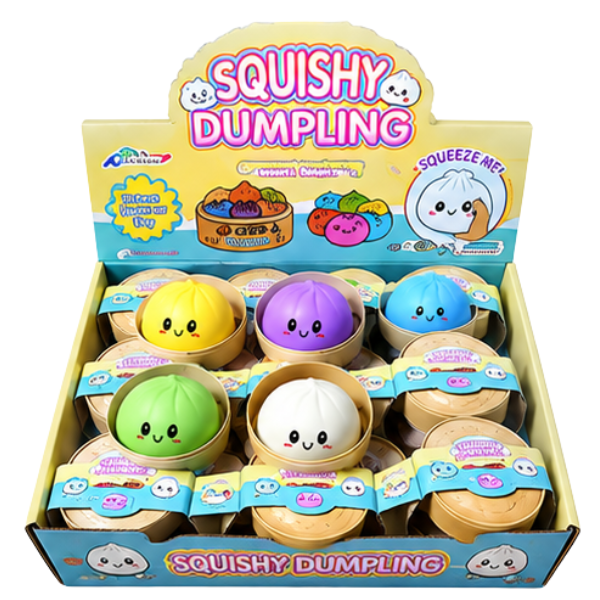 Игрушка-антистресс «Flippy Squishy: Dumpling», 5 × 5 × 5 см