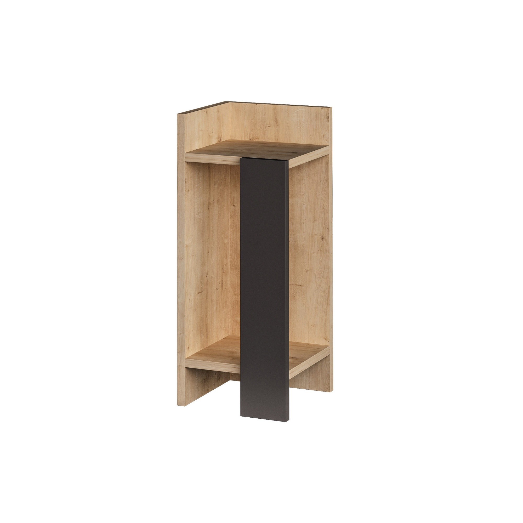 Прикроватная тумба Hanah Home Elos Left Oak/Anthracite