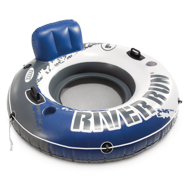 INTEX Надувной круг-кресло «River Run 1», диаметр 135 см, до 100 кг