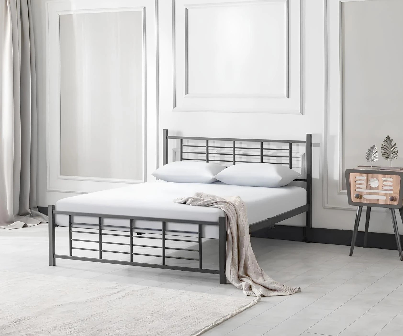Кровать Evger K-01 160x200cm Grey