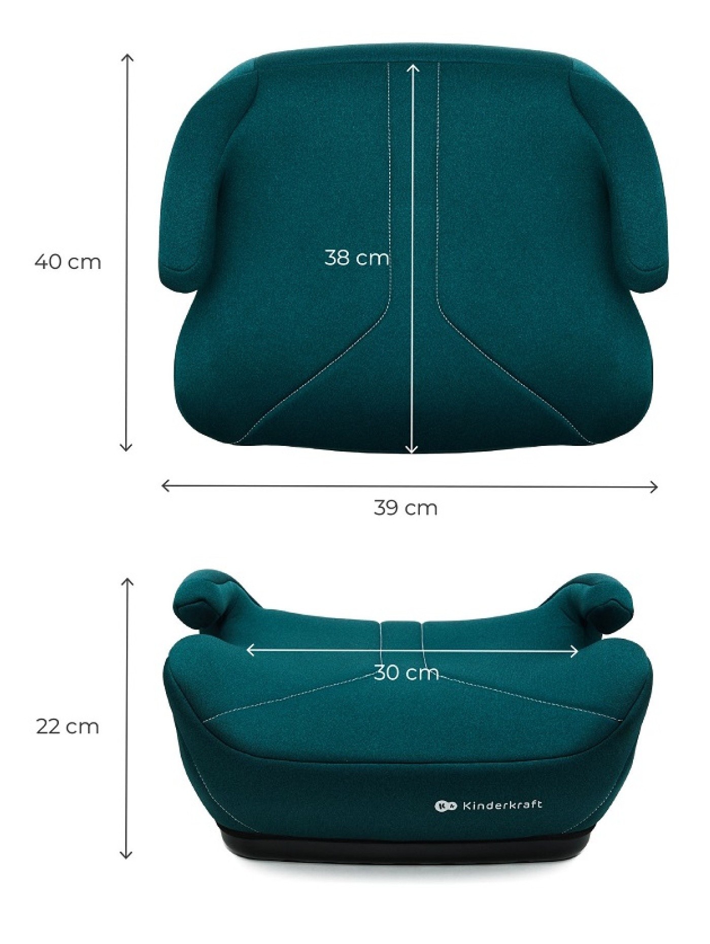 Детское автокресло Kinderkraft I-Boost 2 Pro Green (KCIBOO02GREPR00)