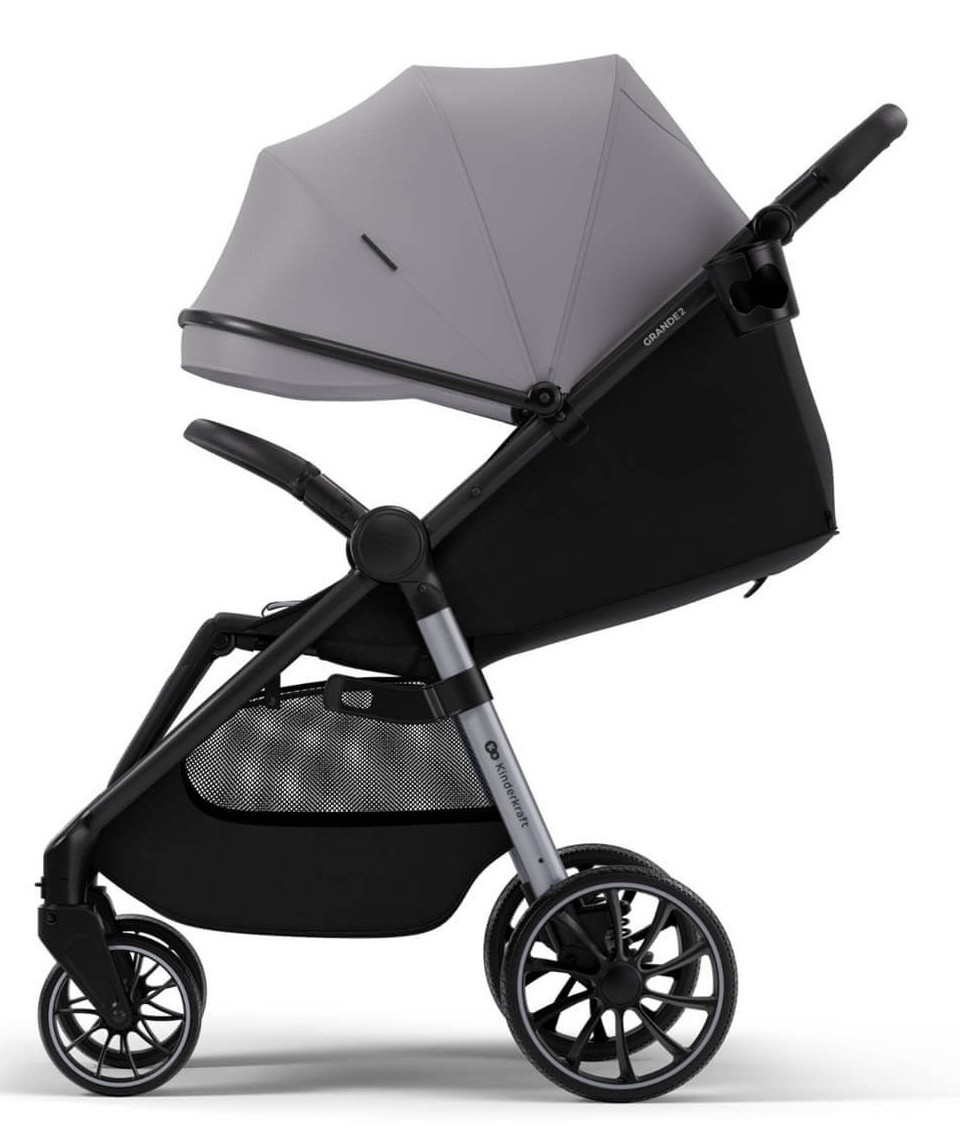 Коляска Kinderkraft Grande 2 Moonlight Grey (KSGRAN02GRY0000)