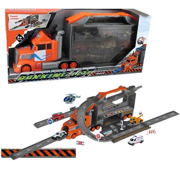 1:64 Игровой набор: «Трейлер-паркинг»
