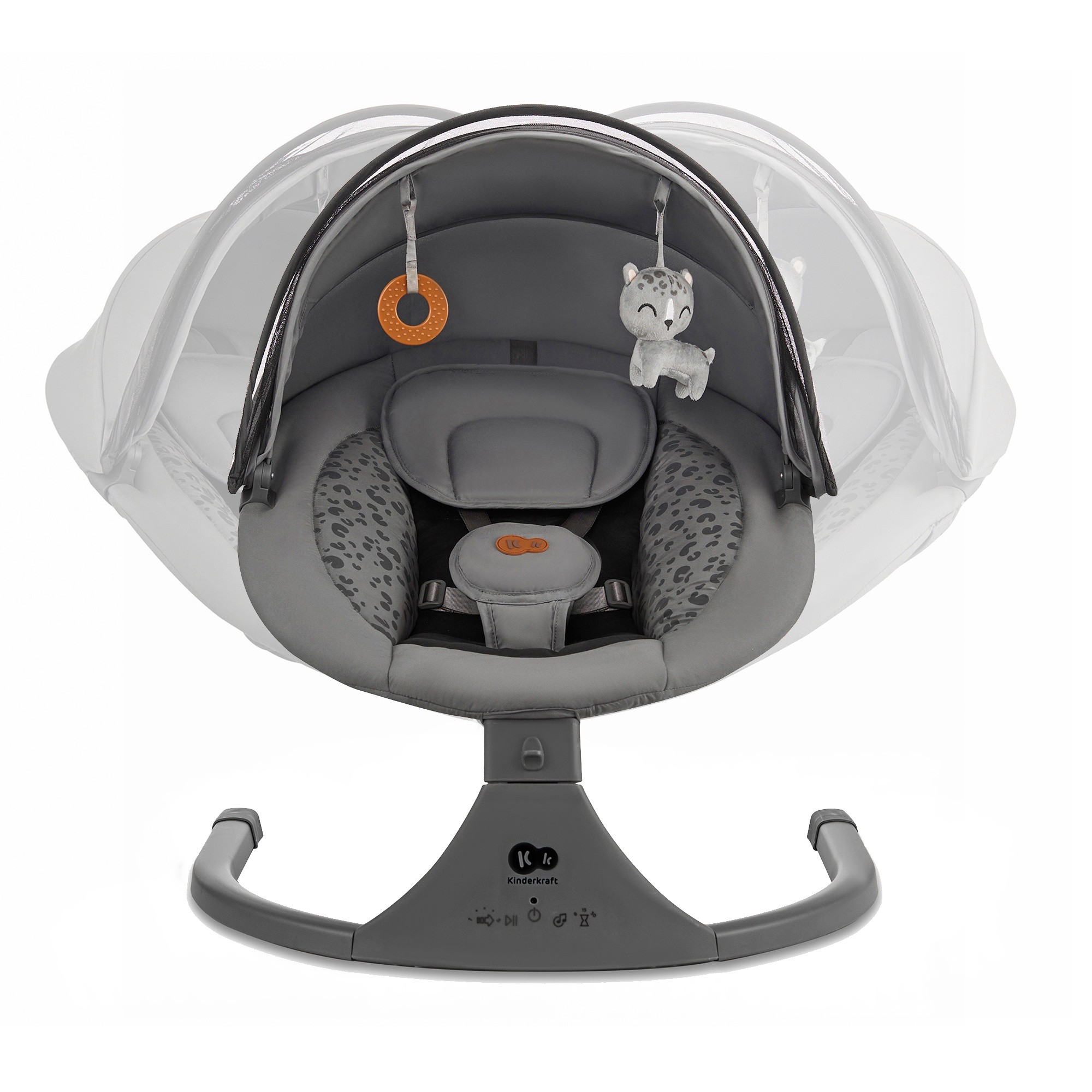Детское кресло-качалкa Kinderkraft Lumi 2 Dark Grey (KBLUMI02DGR0000)