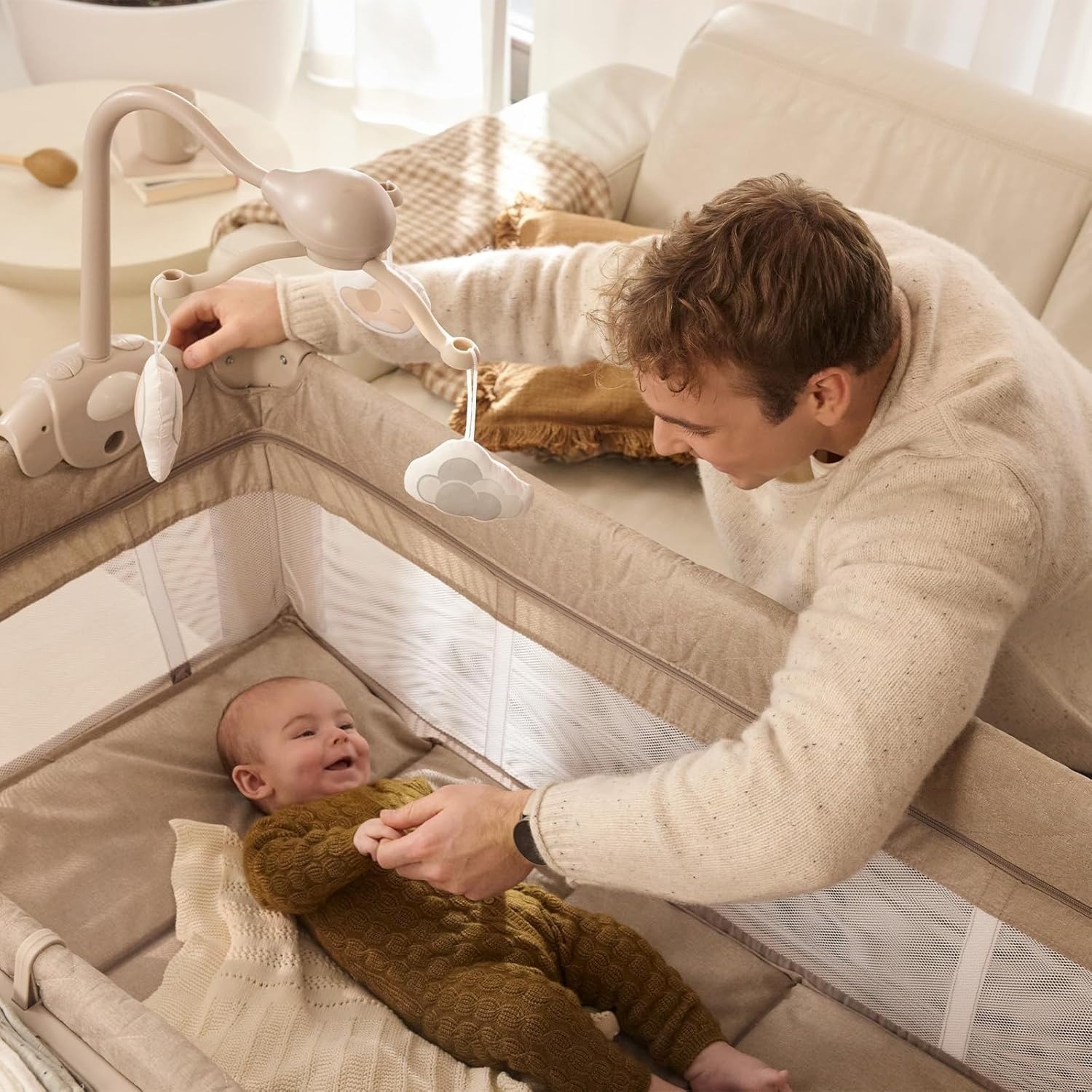 Манеж Kinderkraft Leody UP Biege (KCLEODUPBEG00AC)