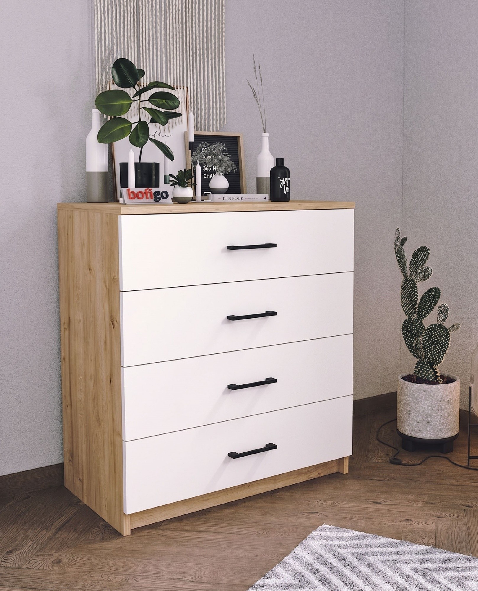 Комод Bofigo 27-01-41 Sapphire Oak/White