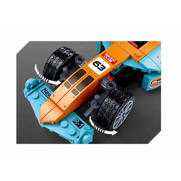 Конструктор “Гоночный автомобиль 1:24”, 222 элем.
