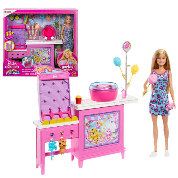 Игровой набор Barbie, серия «Пляжные детективы», кукла Малибу