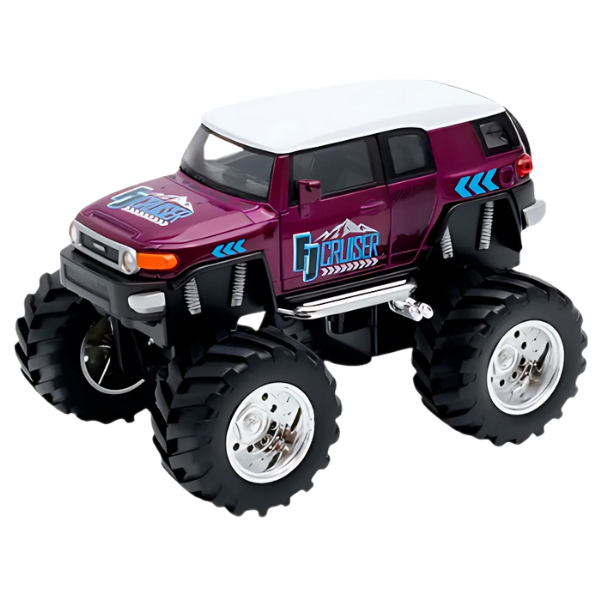 Металлический Monster Truck 1:38 Toyota FJ Cruiser, Big Wheel
