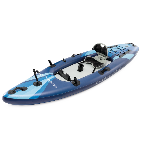 INTEX Надувной каяк «Dakota Quest» с веслами, насосом и сумкой, 320x89x20 см, до 160 кг