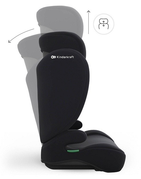 Детское автокресло Kinderkraft I-Spark 2 Plus i-Size Black (KCISPA02BLKPL00)