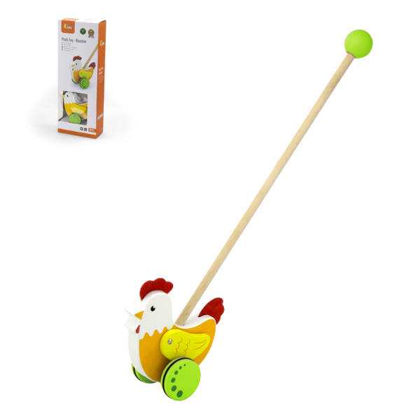 Деревянная каталка «Курочка»