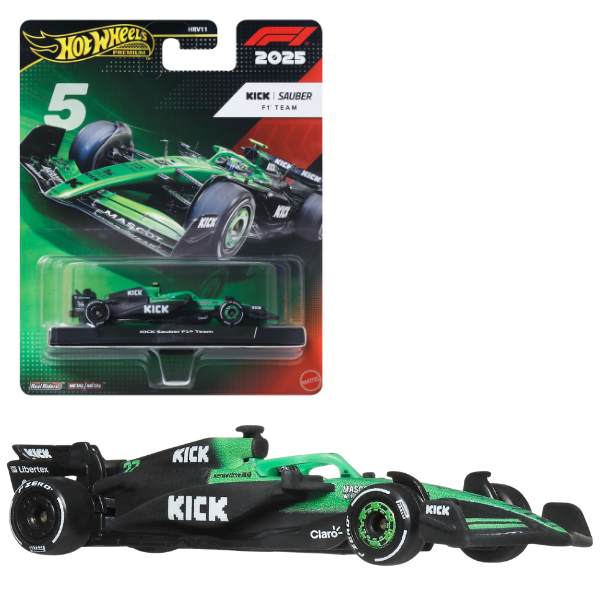 Коллекционная машинка Hot Wheels «Premium Formula 1»  Команда Kick Sauber №5, 1:64