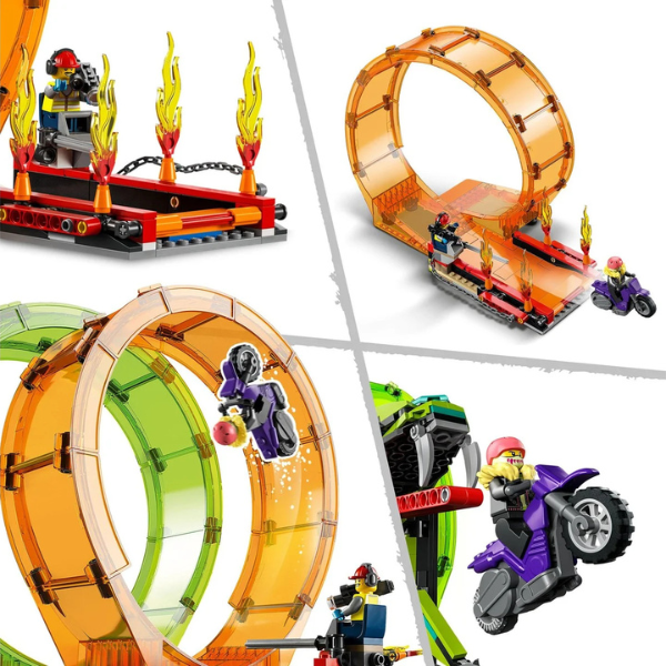 LEGO City «Double Loop Stunt Arena», 598 элем.