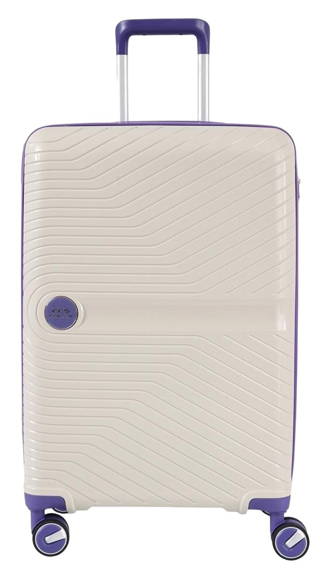 Чемодан CCS 5239 S White/Purple