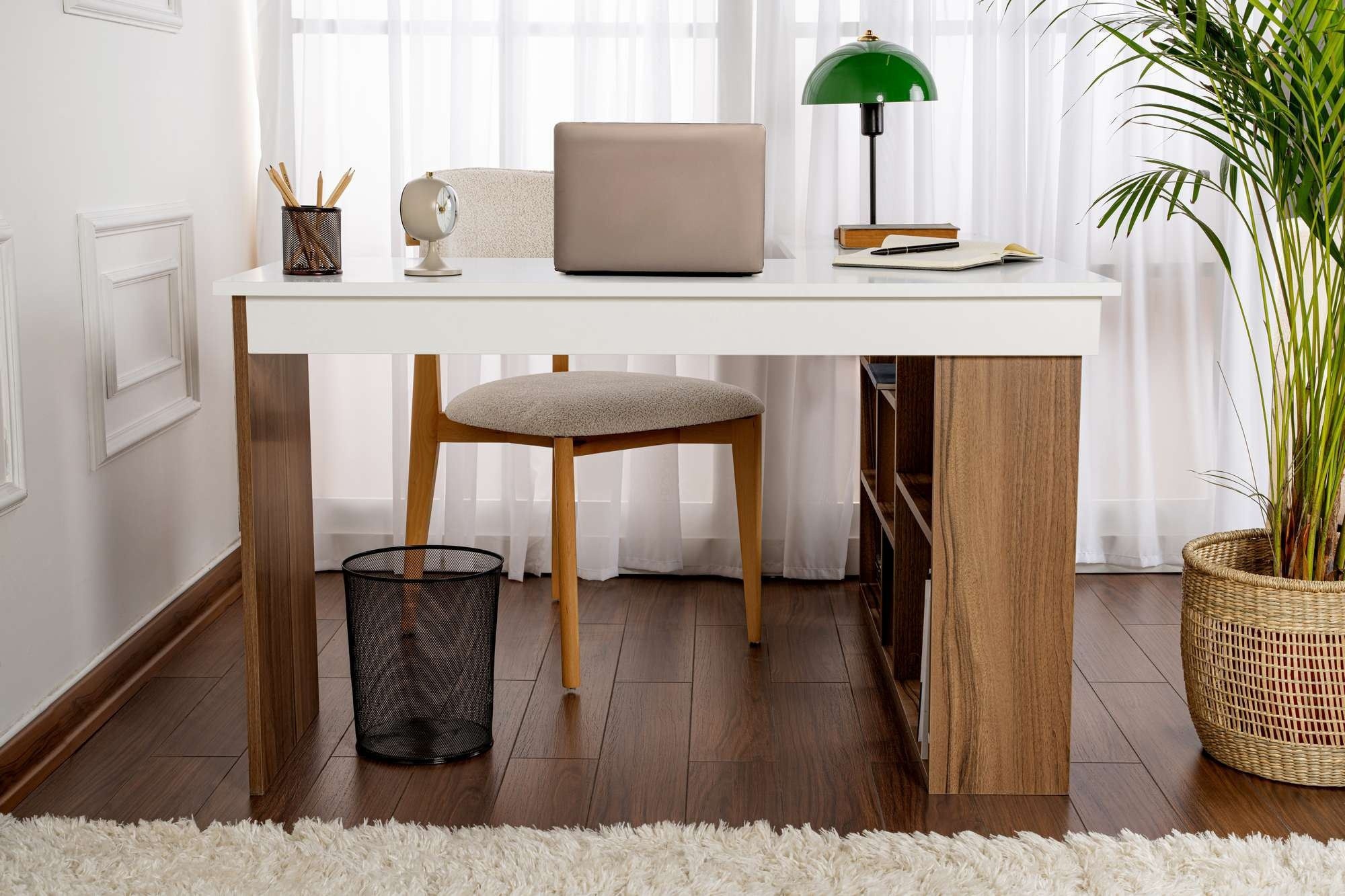 Письменный стол Hanah Home Vesper Venezia Walnut White