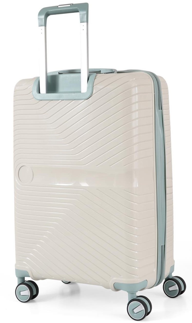 Чемодан CCS 5239 L White/Blue