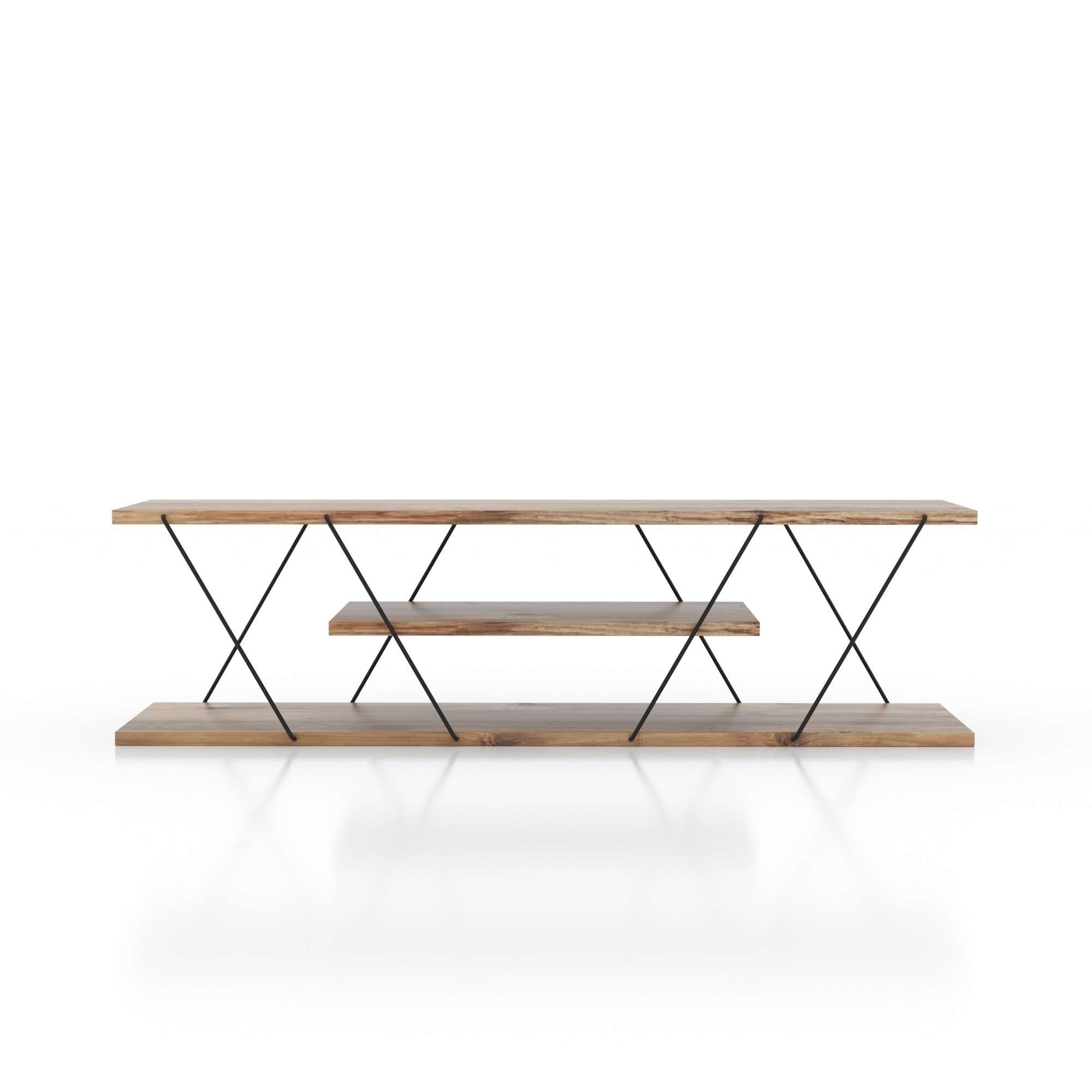 Тумба под ТВ Hanah Home Canaz v2 Black Walnut