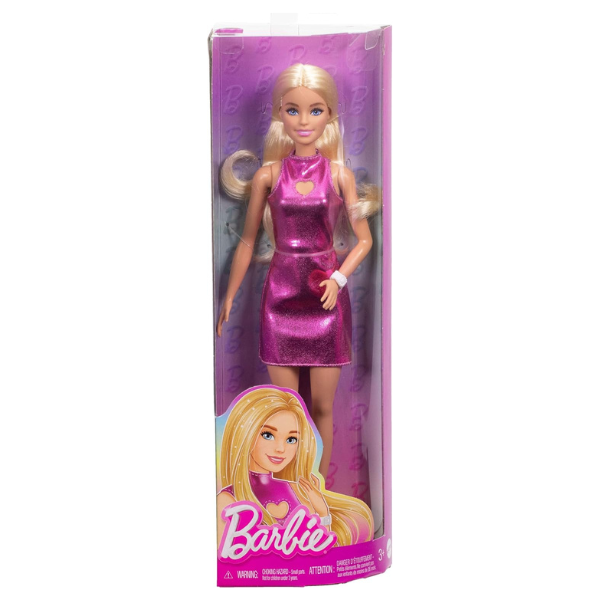 Кукла Barbie «Модница в розовом мини-платье»