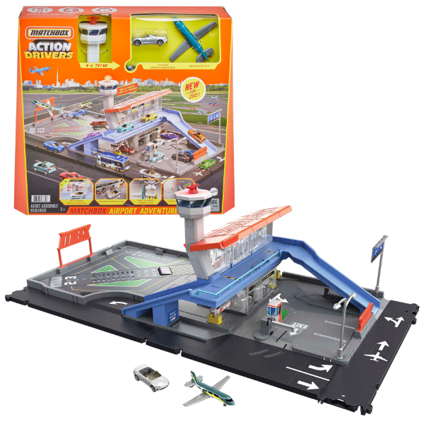 Hot Wheels Игровой набор «Приключение в аэропорту» Matchbox