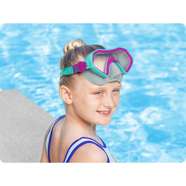 Bestway Маска для плавания «Искрящееся море», 7+, 3 модели