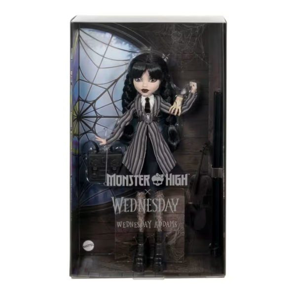 Игровой набор Monster High X Wednesday в униформе