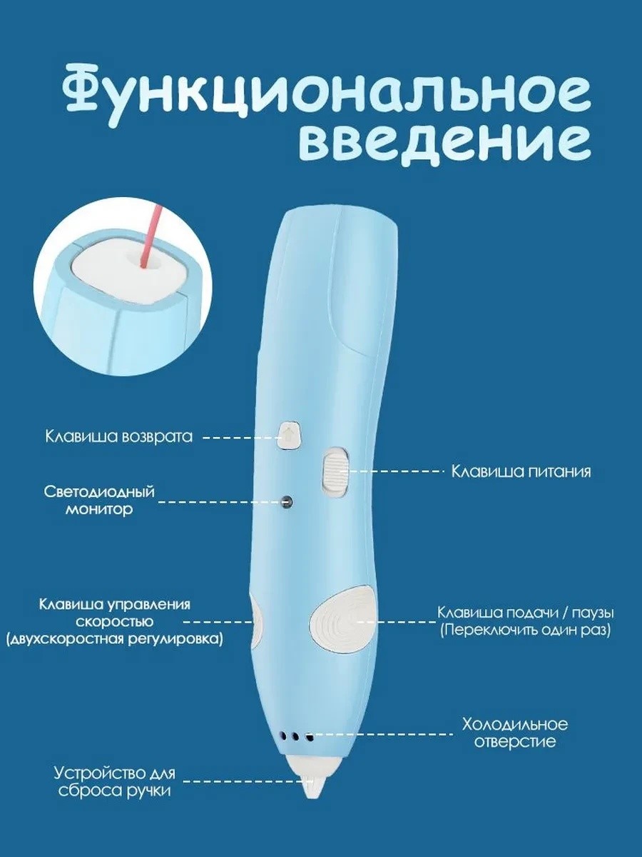 3D-ручка 4Play AT123 3D Pen