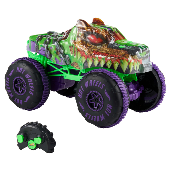Радиоуправляемый монстр-трак Hot Wheels «Волк-разрушитель» 1:15