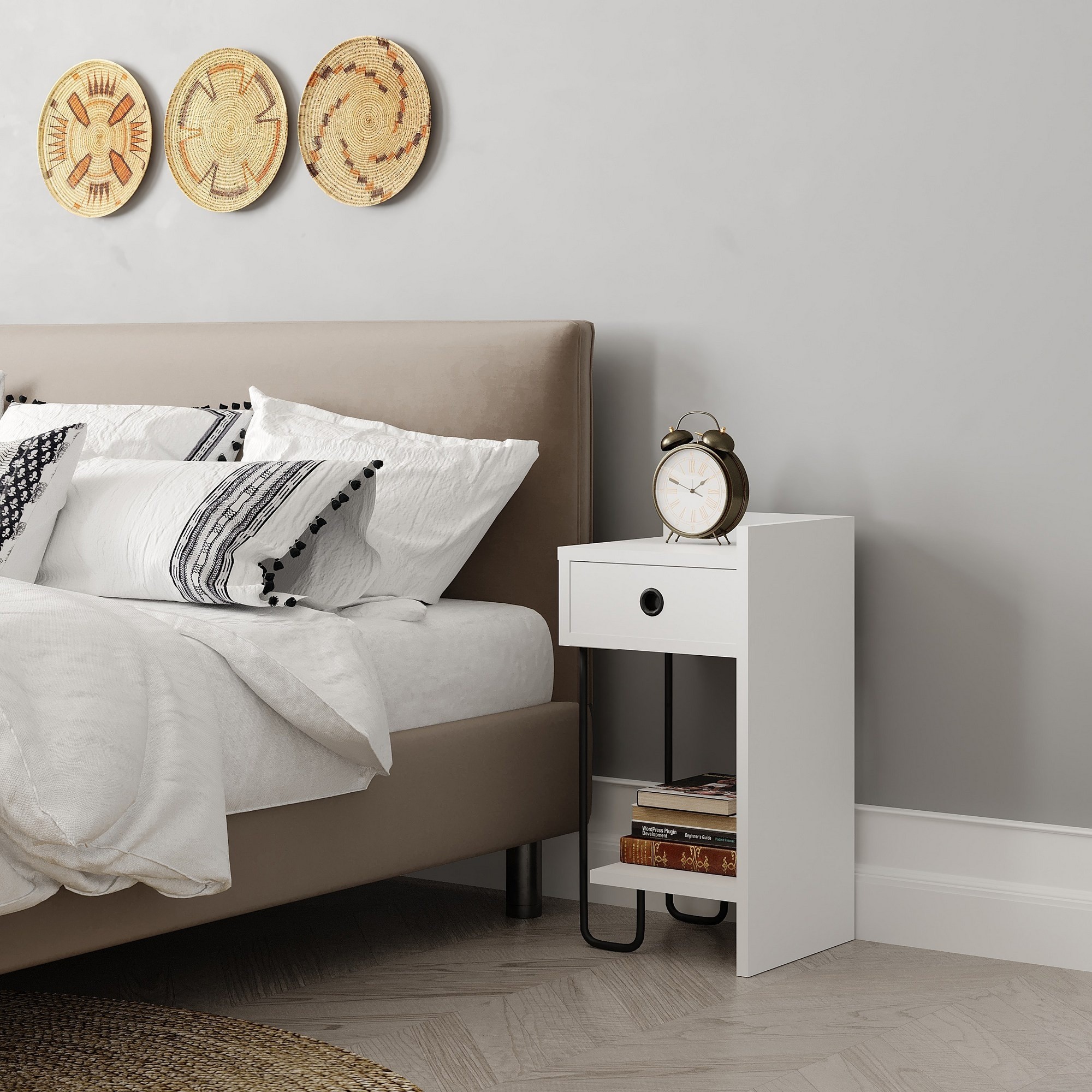 Прикроватная тумба Hanah Home Sirius Right White